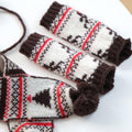 Dog Hat & Scarf Set, Knitted Pet Christmas Winter Warm Caps, Cute Accessories Neck Ear Warmer Hood for Cat and Dog, Part