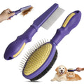 2PCS Pet Grooming and Deshedding Brush Tools