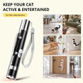 Cat Toy, Interactive USB Rechargeable Chase Toy for Indoor Pet Cat & Dogs