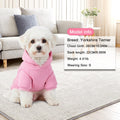 2 Pack Dog Hoodie Warm Hood Dog Sweater Cold Weather Small Dogs Sweatshirt Comfort Pet Clothes for Small Medium Dogs wit