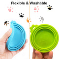 Giozoc Cat Food Can Covers Lids & White Spoon, Pink/Orange/Sky Blue Lids, Can Covers for Dog/Cat Food Cans, Fit 3 Standard Size Pet Food Cans, Spoon with Opener Paw & Mini Spatula