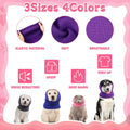 Saintrygo 4 Pcs Dog Snoods Pet Ear Wrap Cover Sound Proof Muffs for Barking and Bathing Warm Winter Scarf for Calming