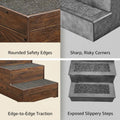 beeNbkks Dog Stairs Furniture, Extra Wide Wooden Pet Steps for Medium Large Dogs and Cats, Non-Slip Pet Ladder for Elderly Injured Pets Short Legged Puppy to Reach Couch Sofa High Bed Windowsill
