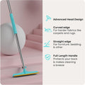 Uproot Cleaner Xtra Pet Hair Removal Tool: Reusable Carpet Rake with Telescopic 60" Handle - As Powerful as Uproot Cleaner Pro Pet Hair Remover, but Made for Carpets, Curtains - Don't Bend Don't Kneel