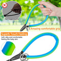 NTR 30 FT Dog Leash, Obedience Recall Training Agility Lead, with 2 Swivel Hooks, Reflective Threads and Soft Handle, Puppy Leash for Walking, Hunting, Camping for Small Medium and Large Dogs-Black
