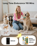 Upgrade Home Professional Dog Grooming Kit Clipper for Matted&Long Hair, Cordless Pet Shaver Low Noise USB Rechargeable 