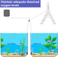 Aquarium Air Pump Connectors, 4 Pcs Y-Shaped Aquarium Air Valve Plastic Barb Equal Y Tee Hose Pipe Connectors Anti-Shedd