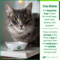 SCT, Small Disposable Pet Food Bowl, 1/2 Cup (25 Quantity) Pet Food Tray, Travel Pet Bowl, Feeding Kittens, Puppies, Cats, and Dogs, Wet Food and Dry Food, 6 oz Capacity