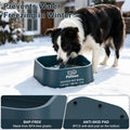 Extra Large Heated Water Bowl - 5.5L Outdoor Heated Dog Bowl with Anti-Chew Cord, Heated Pet Bowl Provides Drinkable Wat