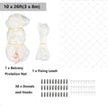 Cat Netting for Balcony, Anti-Fall Fence for Balcony/Stairs/Window