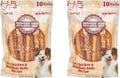 Butcher Shop 8” Chicken & Rawhide Rolls Dog Treats (2 Pack - 20 Rolls)