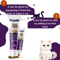 Pugalo Cat Hairball Remedy Gel 100ml (3.5oz) Malt Paste for Cats Supports Hairball Control & Digestive Health