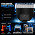 Kenchii Flash Clipper Blade (Fine Detailer) Only Compatible with Flash Clipper, Black & White