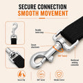Loutep Dog Training Leash - Long Line for Recall & Obedience, Nylon Training Lead with Padded Handle, 15 ft / 20 ft / 30 ft / 50 ft / 100 ft - Long Leash for Dogs Outside, Small/Medium/Large