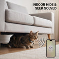 Cat Tracker with QR Code GPS Collar for Cats Electronic Pet Locator Waterproof Compatible with Apple Find My Advanced Tr