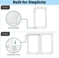 26" H Clear Acrylic Indoor Dog Playpen for Puppies, 10-Panel