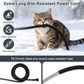 Heated Water Bowl for Cats in Winter, 56 OZ Outdoor Heated Cat Bowl with Raised Brackets to Protect Pet's Neck, Heated D