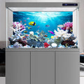 48x18 in Underwater Aquarium Backdrop Tropical Coral Fish Tank Background