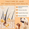 Wild Alaskan Salmon Oil for Dogs & Cats, Fish Oil Omega 3 Supplements with EPA & DHA, Support Skin & Coat, Itchy Relief,