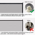 NWK Dog Gate for Stairs and Doorways 43''X30'' Fits 36 to 40 Inch Opening