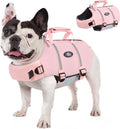 AOFITEE Dog Life Jacket High Buoyancy Small Dog Life Vest for Swimming, S