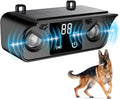 Dog Anti Barking Device, Solar Ultrasonic Bark Control, 4 Modes 50FT Range, Humane Bark Deterrent, USB Rechargeable Trai