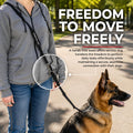 ActiveDogs Hands Free Dog Leash, Crossbody Waist Leash, 7.5 ft
