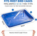 50 Pcs Bird Cage Liners Disposable,Large Style 35 * 43in
