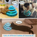 UPSKY Cat Toy Roller 3-Level Turntable Cat Toys with Six Colorful Balls