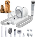 ZKSCOOL Dog Grooming Kit & Dog Grooming Vacuum with Suction, 6 in 1 Pet Grooming Vacuum for Shedding, Low Noise Dog Hair Vacuum with 1.5L Cup, Electric Dog Clippers for Grooming Thick Hair Cats & Dogs
