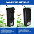 GOZILLA Turtle Tank Filter 74GPH, Low Water Level Turtle Tank 3.5W Fish Tank Aquarium Filters for Small Tanks up to 15 G