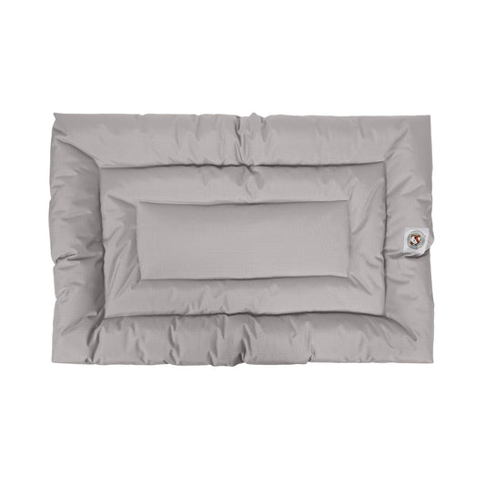 Carolina Pet Co. Brutus Tough Chew Resistant Comfort Cushion, Dog Bed, Durable (Gray, Large)
