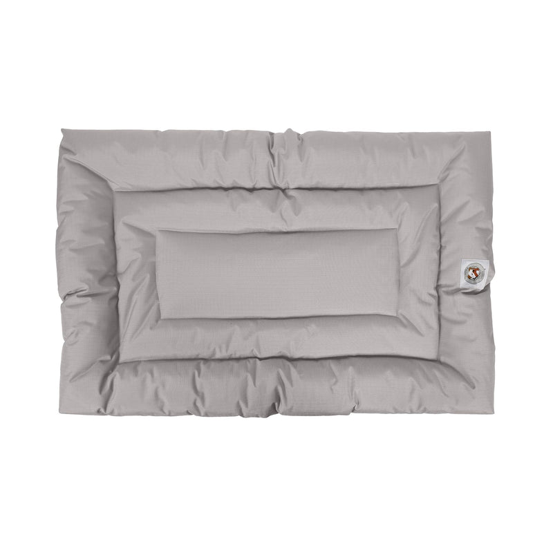 Carolina Pet Co. Brutus Tough Chew Resistant Comfort Cushion, Dog Bed, Durable (Gray, Large)