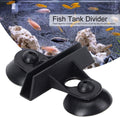 Fish Tank Divider Holder with Suction Cups, Aquarium Separation Board Clips for Isolation Plate, Adjustable PVC Divider 