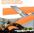 2-Pack Adjustable Reptile Climbing Branches – Compressed Foam Strips for Tree Frogs, Geckos & Small Arboreal Pets | Natu