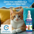 Cat Calming Pheromone Spray for Stress & Anxiety Relief – Reduces Scratching, Urine Spraying, Hiding – Drug-Free & Vet R