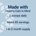 Life Extension Cat Mix, cat Food Supplements, Heart Health, probiotics, L-arginine, Taurine, B12, folic Acid, Vitamin C, Vitamin E, Rosemary, Nutrient Absorption, Gluten-Free, Non-GMO, 85 Servings