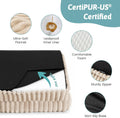 COZY KISS Orthopedic Dog Bed for Small Dogs, Washable Dog Bed, 30"x20"