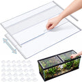 Sieral 2 Pcs Sliding Aquarium Lids Fits for 33/40/55 Gallon Fish Tank Lid
