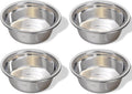 4 Pack - 6.75 Cup (1.6 Liter) Stainless Steel Dog Bowls – Metal Dog Food Bowls, Dog Water Bowls, Pet Feeding Bowls, Replacement Bowls for Raised Stands, Rust Resistant, Dishwasher Safe