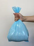 BOS Amazing Odor Sealing Cat Waste Disposal Bags - Durable and Unscented [Size: M, Color: Light blue]