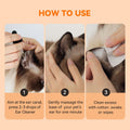 PUAINTA Dog Ear Cleaner, Natural Dog Ear Drops and Infection Treatment, Quantum Silver Dog Ear Cleaning Solution for Itching, Irritation & Wax Build-Up,1oz