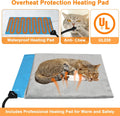 Large Heated Cat House for Outside Cats in Winter, Lslpin Weatherproof & Insulated Outdoor Feral Cat House with Escape D