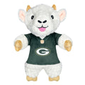 Pets First NFL Green Bay Packers Goat Plush Toy for Dogs and Cats with Squeaker, Wearing a Team Jersey! Fun & Sporty Goat Shaped Dog Chew Toy, Interactive Pet Toy