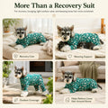 Kukaster Dog Onesie for Female Male Dogs, Breathable Stretchy Recovery Suit Shirt, Cone Alternative to Prevent Licking A