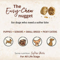 CARNA4 Gentle Quick-Baked Air-Dried Dog Food, Venison Recipe, 2.2lb