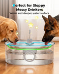 4.2Gal Extra Large Dog Water Fountain, Stainless Steel Pet Water Fountain