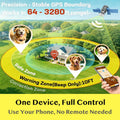 Wireless GPS Dog Fence, Portable Electric Fence No Subscription Fees