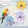 Budgie Toys, Parakeet Training Toy, Interactive Bird Educational Toy For Small Birds, Cockatiel Toys, Fun Parakeet toys, Lovebird toys, Quaker Parrot toys, Bird Toys For Conures, Sun Conure toys(Blue)