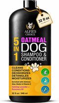 Oatmeal Dog Shampoo and Conditioner for Sensitive Skin with Aloe 32 fl oz